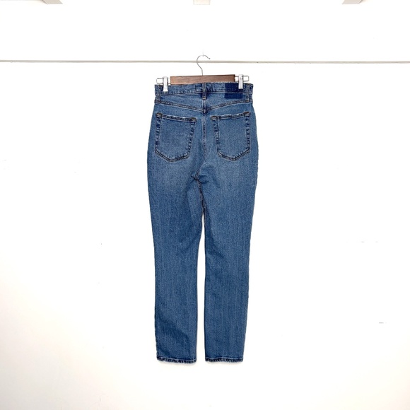 AF 90’s Slim Straight Ultra High Rise Curve Love Jeans Abercrombie & Fitch 6 - Picture 2 of 5